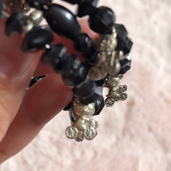 Black Skull Bracelets Rock n Roll - Picture 7 of 7